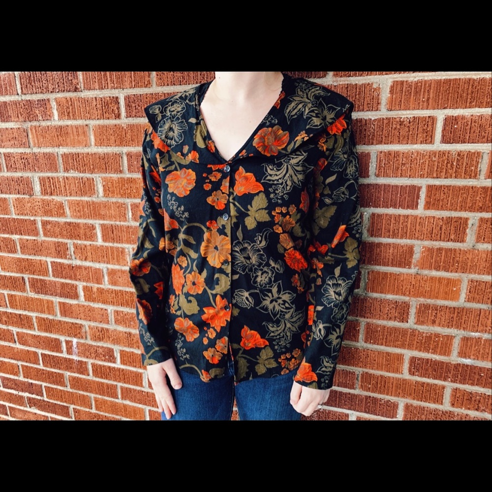 Vintage floral top